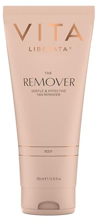 VITA LIBERATA Fake Tan Remover 200ml | Fast-Acting with Charcoal, Gently Removes Self Tan, Hydrates & Preps Skin for Flawless New Application