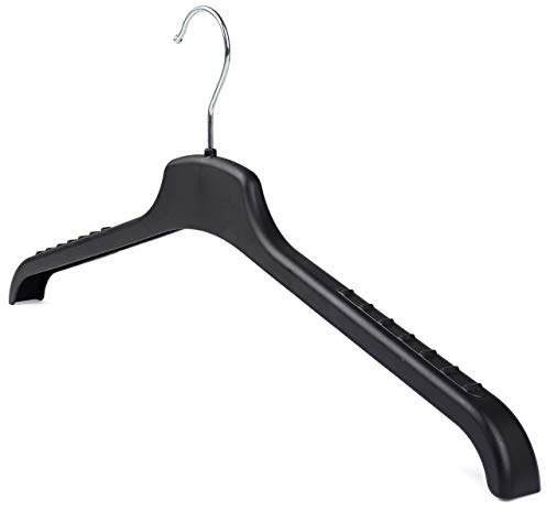 The Hanger Store 20 Extra Large Coat Hangers for Clothes, Ideal for Jumpers | Strong Adult Coat Hangers, Non-Slip Ridges and 360 Degrees Chrome Swivel Hook, Perfect for Knitwear