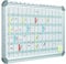 FRANKEN PRO Multifunktionsplaner, universell einsetzbar, lackiert, magnetisch, beschreibbar, trocken abwischbar, mit Aluminiumrahmen, Magnettafel zur Wandbefestigung, 94,5 x 61,5 cm, EU5000