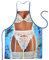 Kochschürzen Frauen - Sexy Girl - Grill Koch Küchenschürze Schürze Damen Set mit Grillmeister-Urkunde Dessous Girl