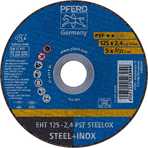 PFERD PSF STEELOX 61721122 Trennscheibe gerade 125 mm 25 St. Edelstahl, Stahl
