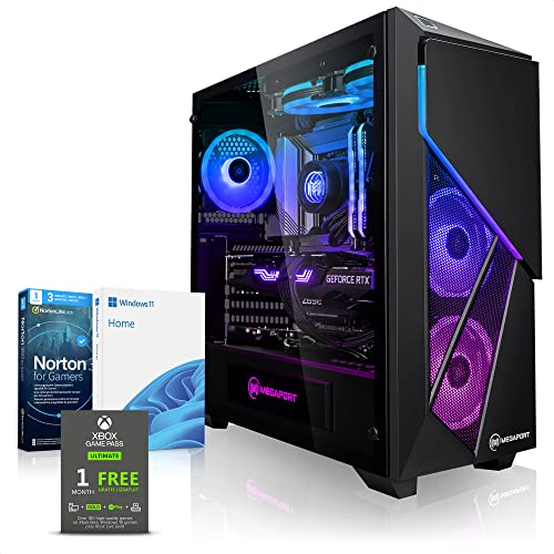 Megaport Gaming PC Intel Core i7-12700F • Windows 11 • GeForce RTX5070Ti 16GB • 32GB DDR4 • 1000GB M.2 SSD • Luftkühlung • WLAN • Gamer PC Computer Gaming Rechner