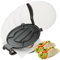 7Penn Cast Iron Tortilla Press 8in - Corn Tortilla Press Roti Maker Flour Tortillas Presser with 100 Cooking Sheets