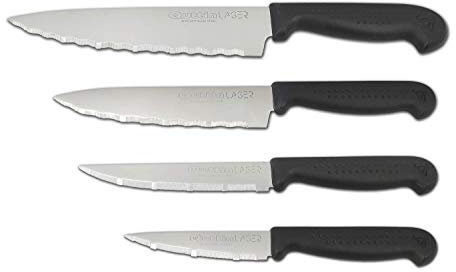 Laser Set 4 Cuchillos Cocina M.Puntos