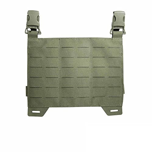 Tasmanian Tiger TT Carrier Panel LC Replacement Front Panel with Laser Cut MOLLE System for Plate Carrier Olive
