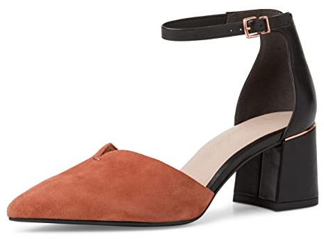 Tamaris Damen 1-1-22427-28 Pumps, Sunrise Suede, 38 EU
