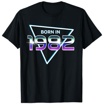 Born in 1982 Geburtsjahr 1982 Vintage 80s Design T-Shirt