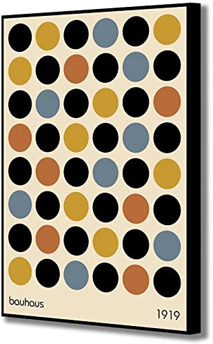 Wandbild auf Leinwand, farbig, abstrakt, eingewickelt, gerahmt, verschiedene Größen (A0 117 cm x 81 cm)