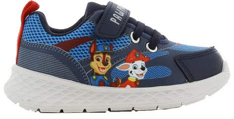 PAW Patrol Schuhe Jungen von 2 bis 6 Jahre, Kinderschuhe Junge und Mädchen 28 EU, Turnschuhe mit Chase und Marshall Motiv, Sneaker für Kinder Ideal fur Schule und Freizeit, Blau