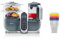 Babymoov Nutribaby(+) Gris + Lot de 6 pots de conservation Babybols 250ml - Robot Multifonctions pour Bébé 6 en 1 - Cuiseur vapeur - Mixeur - Idéal Batchcooking