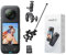 Insta360 X3 360-Grad-Action-Kamera-Biker-Kit inklusive Fahrradlenkerhalterung für Drittpersonen + 64 GB Micro-SDHC-Speicherkarte