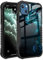 FJyuanqi Compatible with iPhone 13, 14 Case for Men Boys, Cool Blue Dragon Design Heavy Duty Anti Slip Shockproof Hard PC Back Soft TPU Prevention Protective Case for iPhone 13, 14