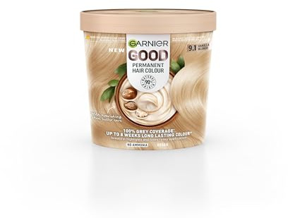 Garnier GOOD Permanent Vibrant Hair Colour Dye Kit, 9.1 Vanilla Blonde