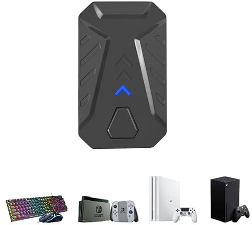 koiiko Convertitore per tastiera e mouse, adattatore USB C/tastiera wireless e mouse per giochi FPS/TPS/RT, convertitore controller portatile senza ritardo per Xbox Series X/S, Xbox One X/S, PS3/4/5,
