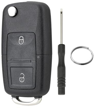 2-Tasten Autoschlüssel Gehäuse Für VW MK4 Bora Golf 4 5 6 Passat Polo Bora Touran Volkswagen Golf Passat Bora Skoda Fabia Seat