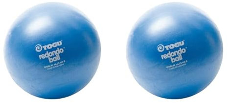 Togu Redondo Ball 22 cm blau, Gymnastik, Redondo Ball, Pilates, Yoga (Packung mit 2)