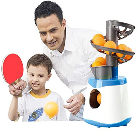 Mini Tischtennis Roboter Pitching Maschine Trainer Sport Spiel Für Kinder Erwachsene Geschenk Für Schläger Ping Pong Ball