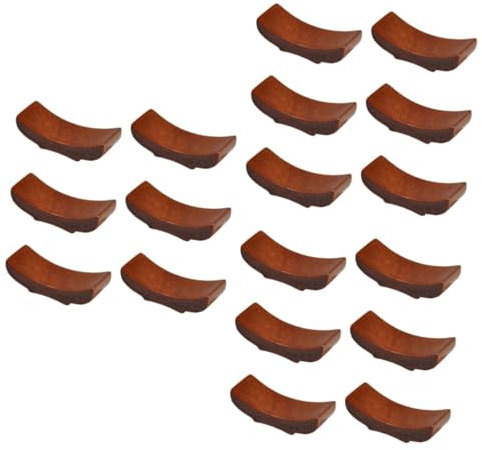 ABOOFAN 18 Pcs Porte- louche en céramique et Repose- Porte-Fourchette Support de Porte- pour la Maison Fait Main Repose- poêle