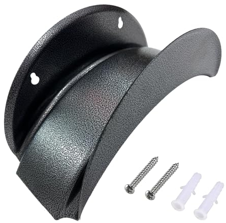 Soporte para Manguera de jardín de Metal, Soporte para Manguera de Agua, Soporte para Manguera de Agua, Soporte para Manguera Resistente, Soporte para Manguera de jardín, Montaje en Pared, Cable de