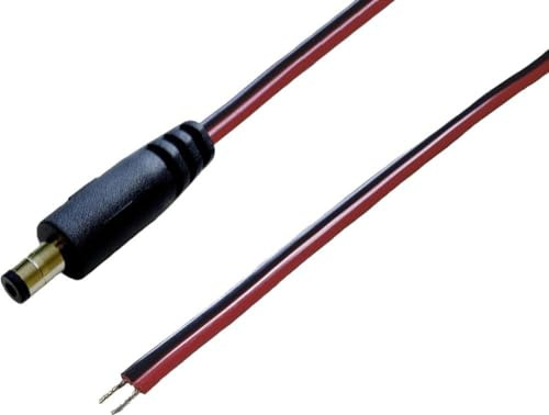 BKL Electronic 075900-750 DC-Steckverbinder DC-Hohlstecker - verzinnt 5.5mm 2.1mm 0.75m 1 St. Single