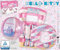 Happy People 16976 Strand-Set, pink transparent