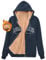 UMIPUBO Felpa Donna con Cappuccio Invernale Giacca Felpe con Zip Foderata in Pile Calda Maniche Lunghe Casual Los Angeles Hoodie Sweatshirt con Tasche Cappotto in Pile Cerniera (Marina Militare, M)