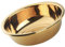 jojofuny Stainless Steel Mixing Bowl Metal Basin Meal Prep Bowl Fruit Salad Bowl Vegetables Washing Bowl for Home Kitchen 30cm Golden