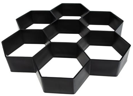 BEBEMOKO Pflasterform Für Wiederverwendbare Gehwegform Kunststoff Für Gartenwege Terrassen Und Trittsteine Kreative Gestaltung Für Zuhause