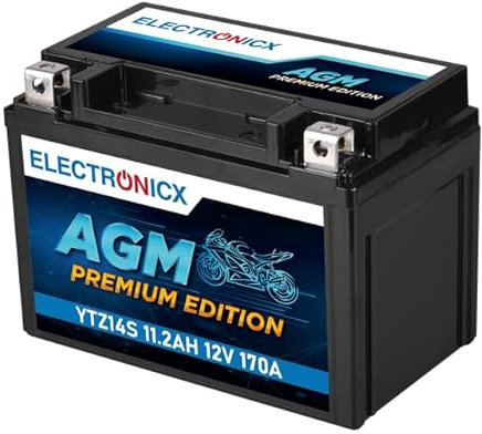 Electronicx YTX20-BS GEL Motorradbatterie 12V 20Ah 270A/EN – Wartungsfrei, Auslaufsicher, Doppelte Lebensdauer – Perfekt für moderne Motorräder mit ABS, Hohe Startkraft, Japan Code: YTX20-BS