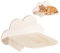 Pared de Escalada Gato en Forma de Nube, 57 x 29 cm, Pared de Escalada Gato y Perchas para Pared con Tabla rascadora, Muebles de Pared para Gatos, Escalera para Gatos, estantería para Jugar, Dormir,
