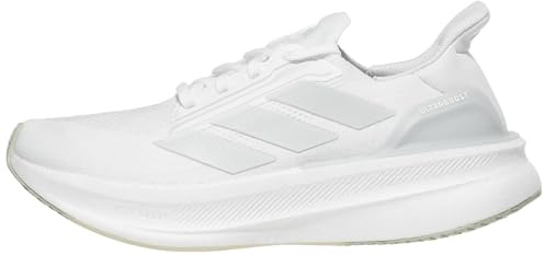 adidas Women's Ultraboost 5X Running Sneaker, Cloud White/Halo Blue/Putty Grey, 7.5 UK