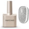 MAYCHAO 15ML Silver Glitter Cat Eye Gel Nail Polish Magnetic Gel Polish Silver Cat Magnetic Eye Nail Polish Soak Off Nail Art Salon Manicure Collection Gift