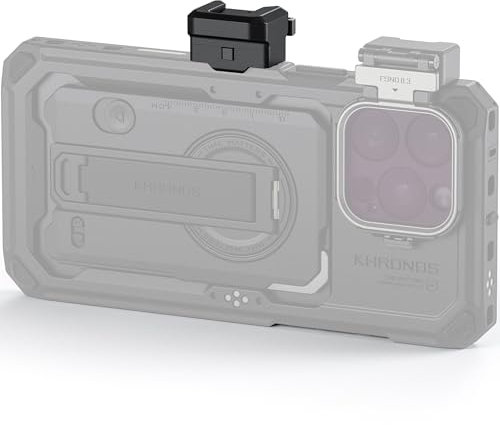 Tilta Khronos Release Adapter Kompatibel mit iPhone 15 Pro/Pro Max (Schwarz, Cold Shoe)