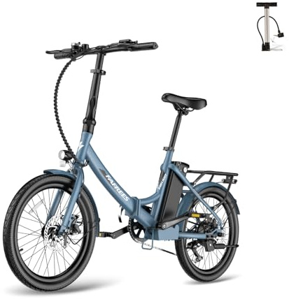 Fafrees F20 Light Elektrofahrrad Klapprad E-Bike 250W Motor 36V 20Ah Akku,20 Zoll E-Fahrrad Faltbares 35N.M Drehmoment E-Mountainbike 25km/h