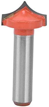 CNC-Fräser, Wolframkarbid-Klinge, 45 Gauge, Stahlkörper, PTFE-Beschichtung, 8 mm runder Schaft, sauberes Schneidwerkzeug für handgefertigte Schubladen und Holzbearbeitungsprojekte (18mm)