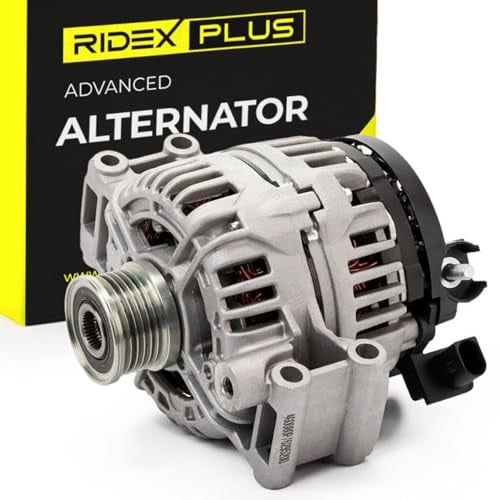 RIDEX PLUS 4G0080P Lichtmaschine 110A Generator LiMa 14V Alternator Drehrichtung im Uhrzeigersinn mit Freilaufriemenscheibe 12317521382 12317521383 12317521488 Kompatibel mit BMW 3 Touring E91