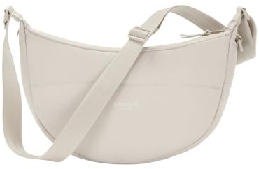 LARKSON Crossbody Bag Damen & Herren - Emma Small - Kleine Puffer Umhängetasche im Halbmond Design - Halbrunde Schultertasche - Puffy Moon Bag - Wasserabweisend