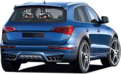 carstyling XXL Fenster- und Car-Tattoo Augen metallic