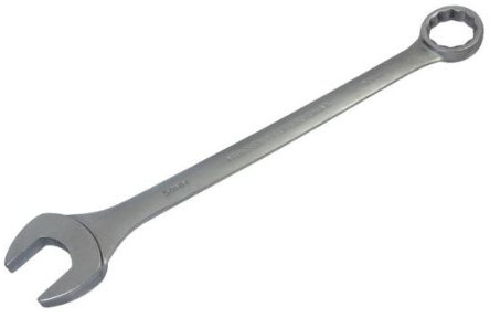 Neilsen CT2780 50mm Jumbo Combination Spanner Satin Finish for Large Nut & Bolt Tightening and Loosening in Mechanical and Maintenance Applications