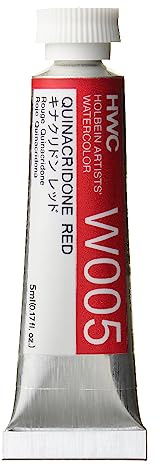 Holbein Watercolour : 5ml Tube QUINACRIDONE RED