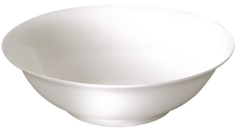 Bitossi Home Insalatiera in Bone China, Linea Federica, diametro 23 cm, Bianco