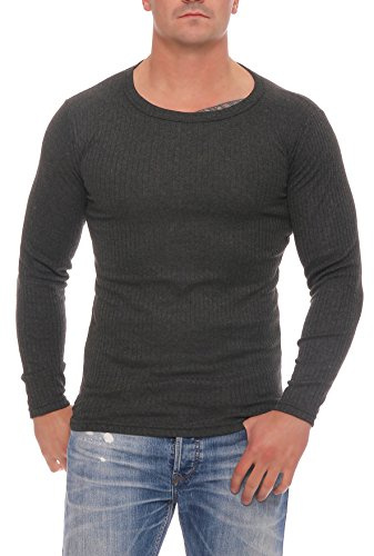 cocain Herren Thermo Unterwäsche Set Hemd/Hose oder 2 Stück Lange Thermo-Unterhemden oder Thermo-Unterhosen Gr. 5 - 10 innen angeraut, 3 Farben wählbar