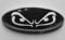 2x 150x60mm Emblem Pflaume Folie (126x48mm) Böser Blick