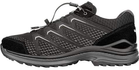 LOWA Maddox GTX Lo, Stivali da Escursionismo Alti Uomo, Multicolore Nero 0999, 45 EU