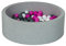 Velinda Piscine à balles pour Enfant, Aire de Jeu + 200 balles (Couleurs des balles: Blanc,Rose,Gris)