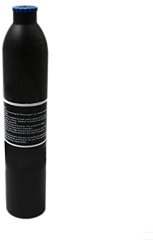 HPDAVV 0,45 l Paintball-Flasche, 3000 psi Paintball-HPA-Tank, verdickte, explosionsgeschützte CO2-Hochdruck-Gasflasche, leichte Aluminiumflasche (0,45 l)