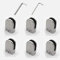 Anyasen glasklemme 6x Glasklemmer Rostfreier 304 Edelstahl Glashalter Glashalterung Klemmhalter Glasklemmhalter mit 2er Sechskantschlüssel
