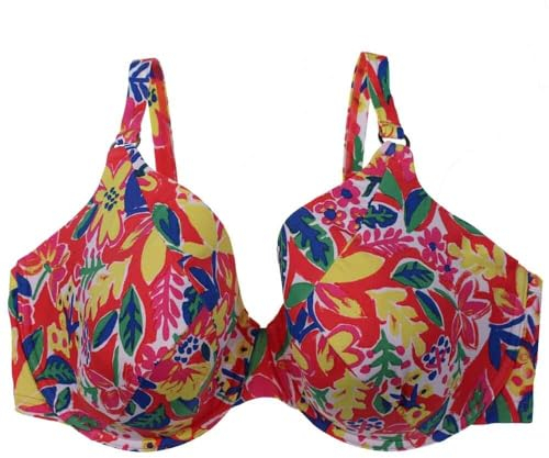 Liv Lingerie Ladies Bra Bikini top only (Pink Mix) 36E/ top only