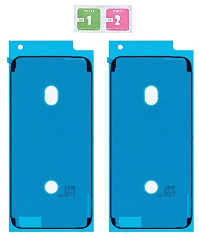 LTZGO 2 Stück Schwarz Kleber Adhesive Ersatz für iPhone 6 und iPhone 6S wasserdichte Klebefolie LCD Display Adhesive Klebeband Sticker Dichtung für Display Bildschirm Touchscreen und Rahmen Gehäuse