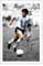 Diego Maradona signierter Fotodruck, vorgedruckte Signatur, Autogramm des argentinischen Fußballs, Geschenk, 304,8 mm x 203,2 mm